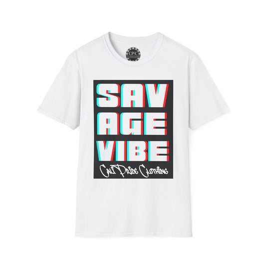 "Savage Vibe Graffiti Block" Series, 3D Anaglyph T Shirt — CaliPride Clothing