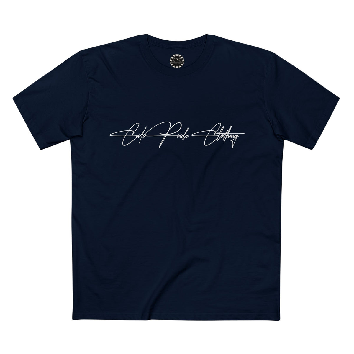 The Elite Collection - Founder's Signature No. 1 Essentials, Premium T-Shirt white logo - CaliPride Clothing