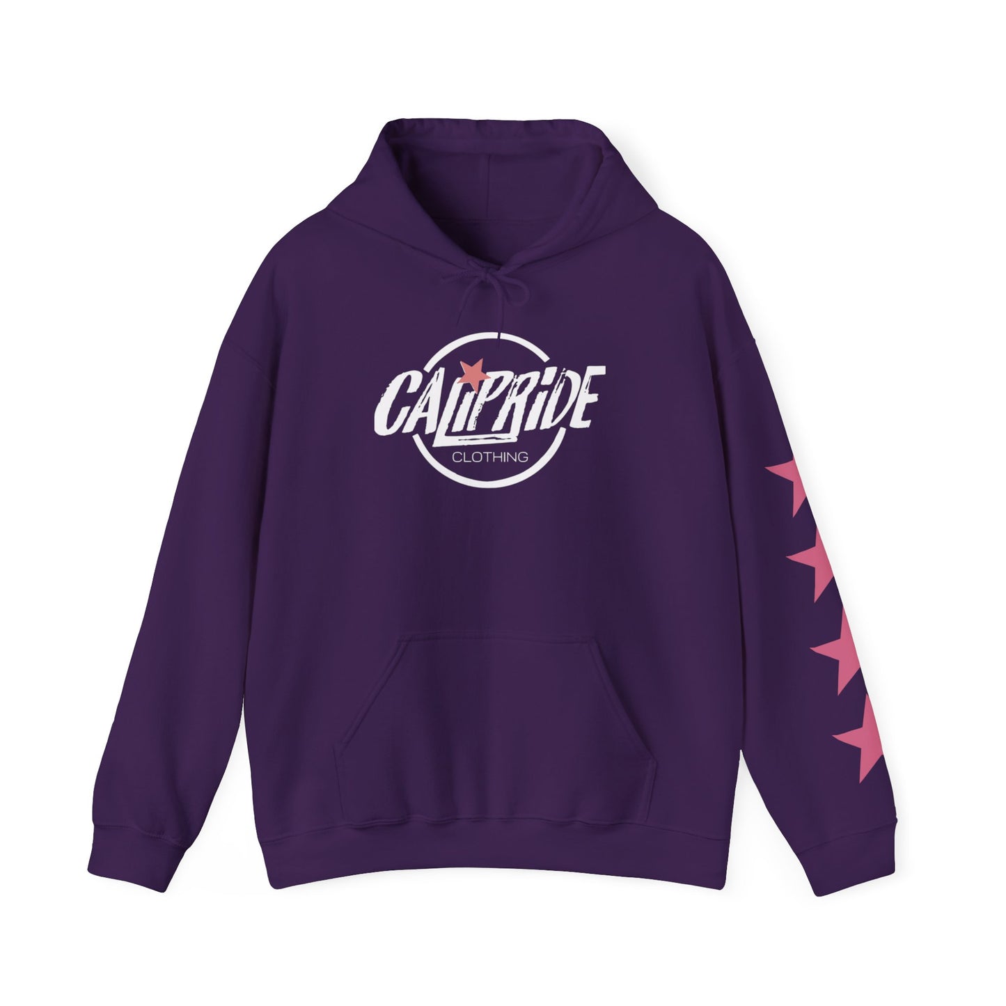 'West Coast Vibe' Hoodie, multicolor w Stars, Graphic Hoodie | CaliPride Clothing