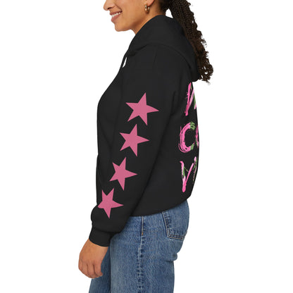 'West Coast Vibe' Hoodie, multicolor w Stars, Graphic Hoodie | CaliPride Clothing