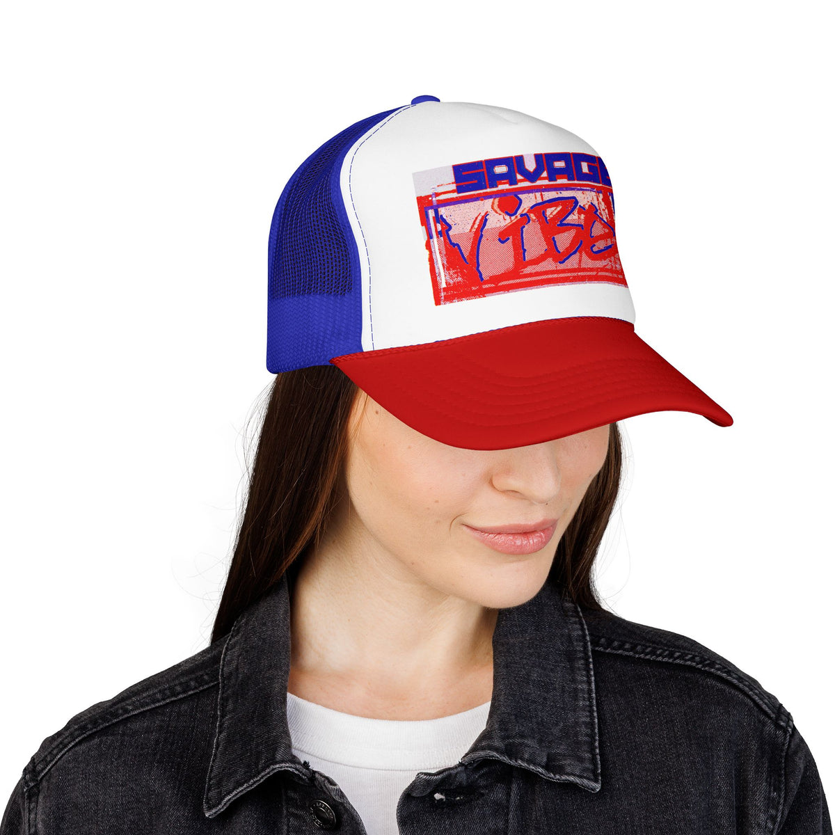Urban Underground Collection - Bold & Big Color Vibes, Savage Vibe Foam Trucker Hat – DFT printing