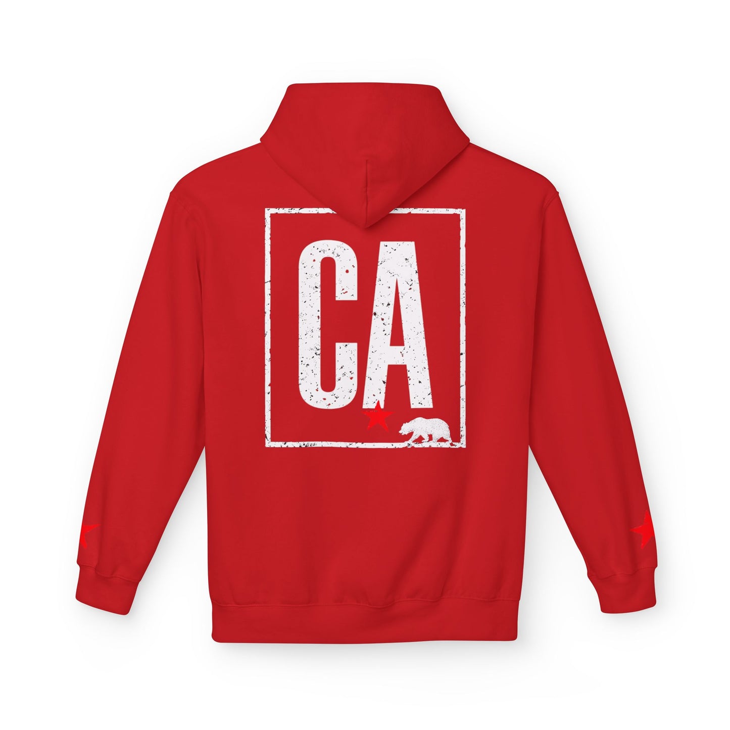 CA State Bear, Hoodie | CaliPride Clothing white logo