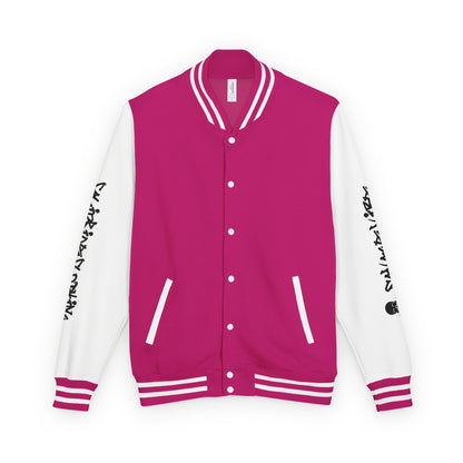 Urban Underground Collection - Savage Vibe, Bone Drop Graphic Letterman Jacket | CaliPride Clothing