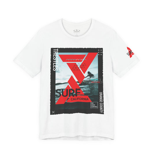 Surf & Beach Collection - Trestle Surf Beach, Graphic T-Shirt - CaliPride Clothing