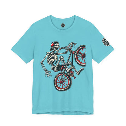 Skate & Surf Collection - Ride Til I Die, Skeleton Graphic T - Shirt - CaliPride Clothing