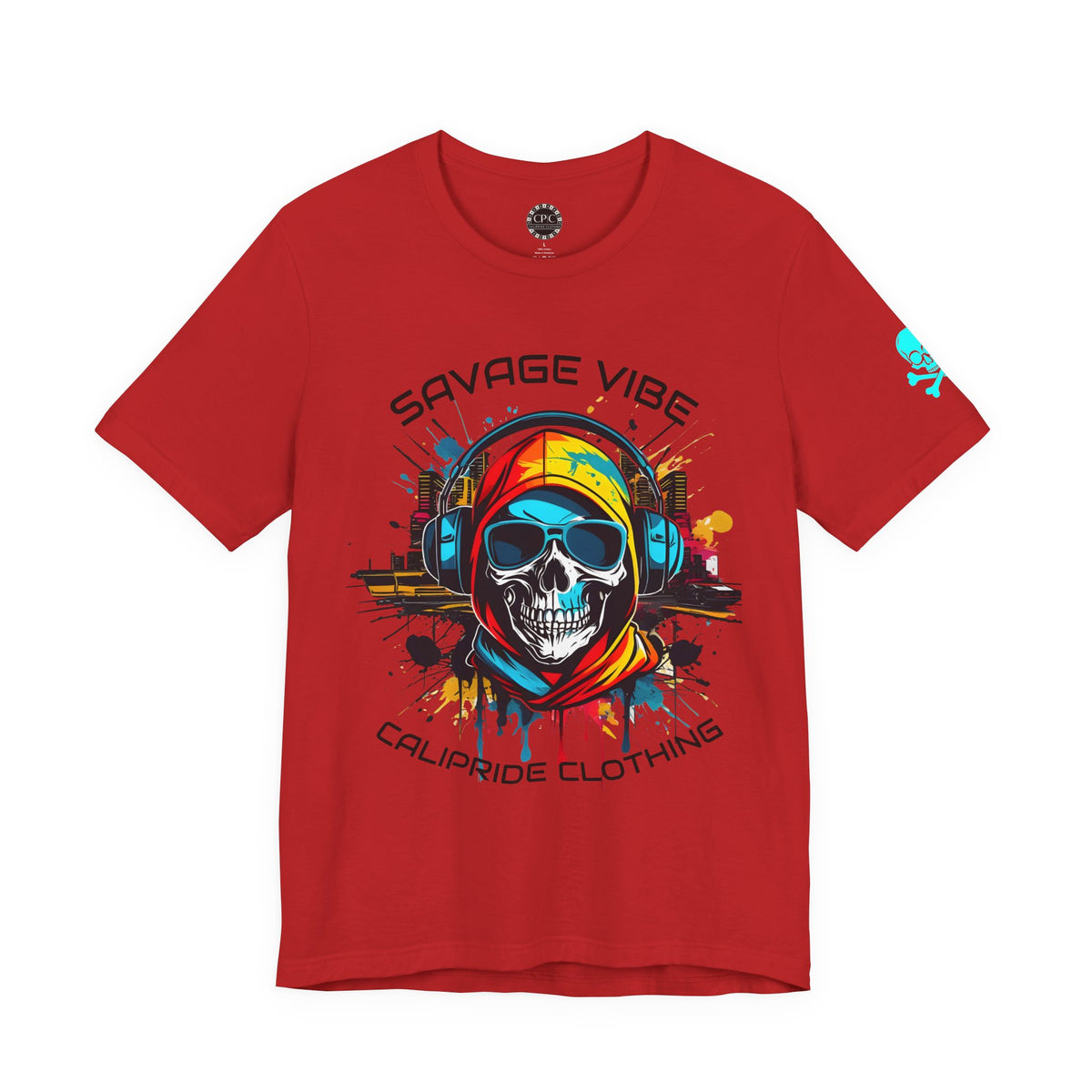 Urban Underground Collection - Skull Beats, Urban Graphic T - Shirt - CaliPride Clothing