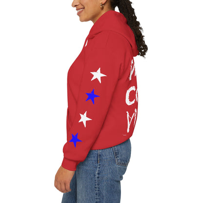 Urban Underground Collection | West Coast Vibe series - Graphic & Stars Hoodie - CaliPride Clothing