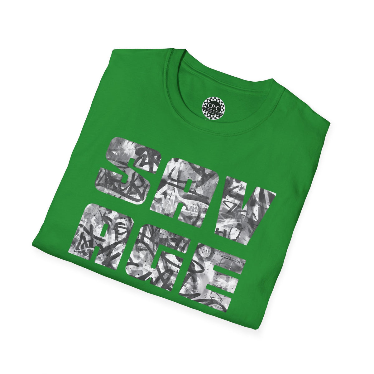 Urban Underground Collection | Savage Vibe Graffiti Block Series - Monochrome gray - CaliPride Clothing