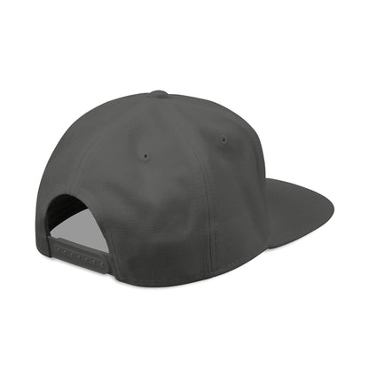 Pacific Works Collection - Signature Logo, Offset, Flat Bill Snapback Hat — CaliPride Clothing