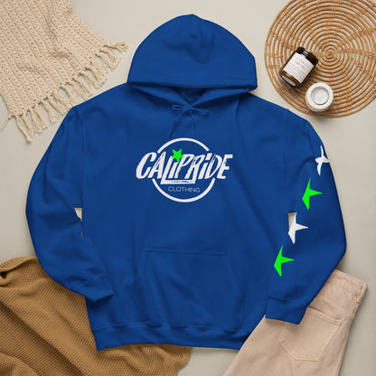 'West Coast Vibe' Graphic Hoodie w Stars - Multiple colors | CaliPride Clothing