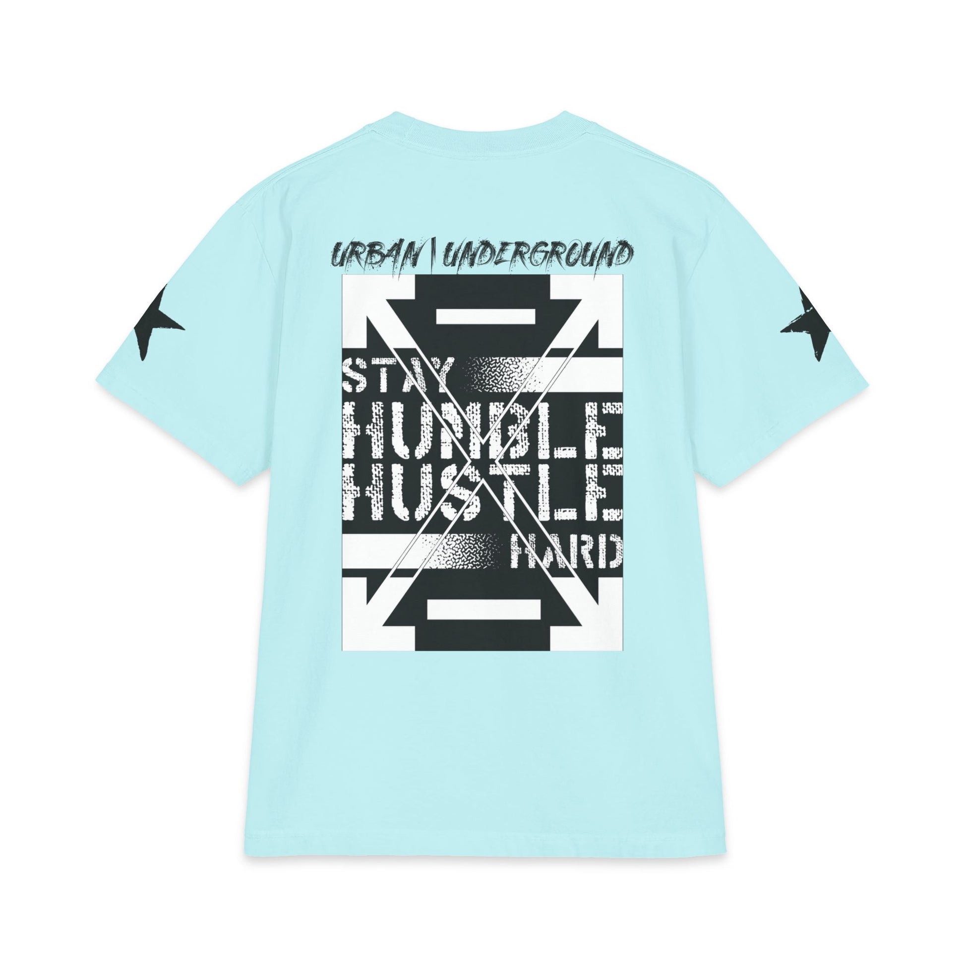 Urban Underground Collection - 'Stay Humble, Hustle Hard' double sided Rockstar Graphic T Shirt — CaliPride Clothing