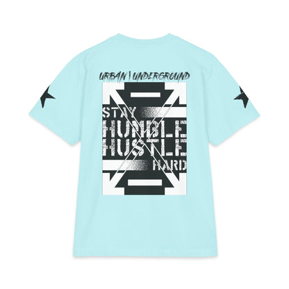 Urban Underground Collection - 'Stay Humble, Hustle Hard' double sided Rockstar Graphic T Shirt — CaliPride Clothing