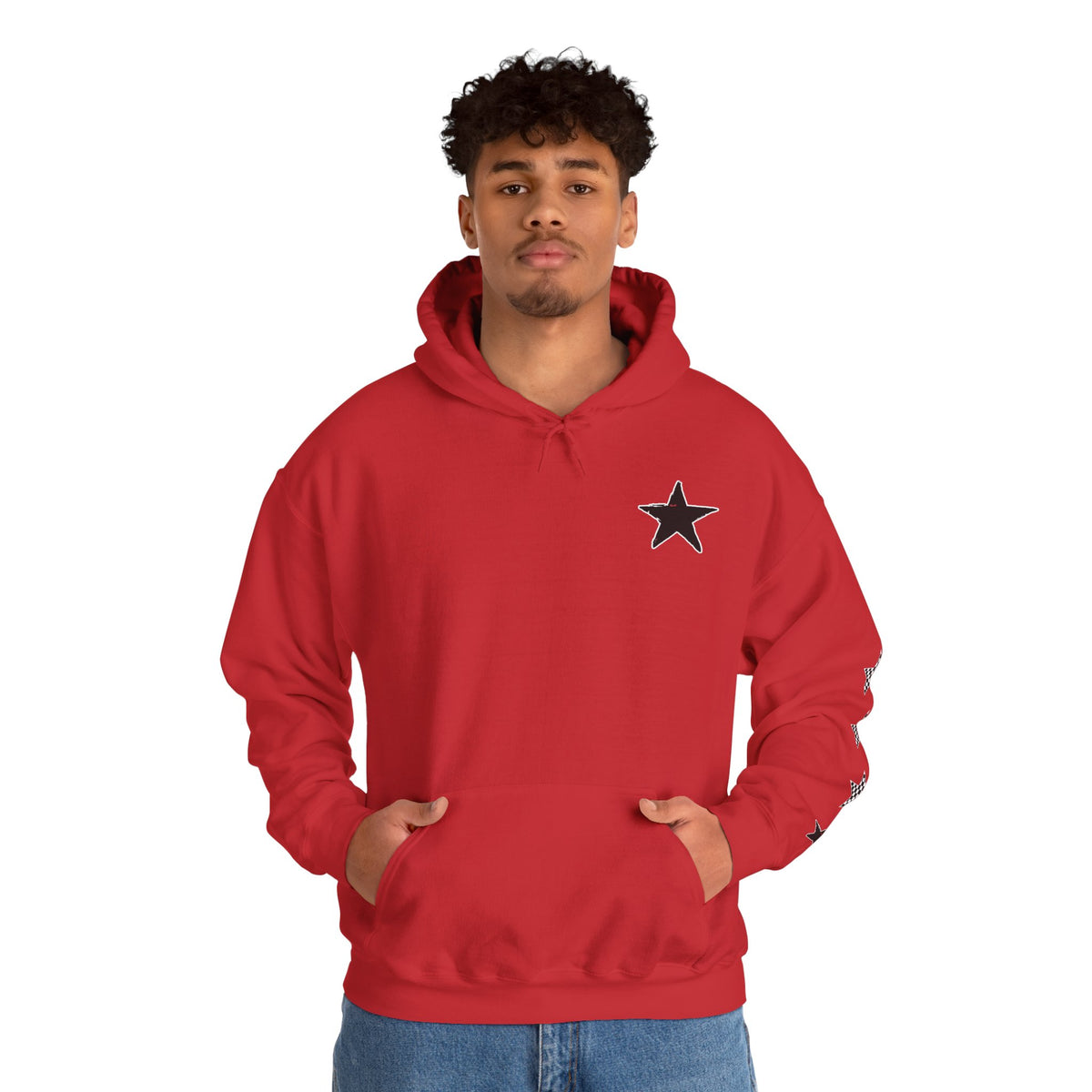 Urban Underground Collection | West Coast Vibe series - Checkered Sugar Skull & Stars Hoodie - CaliPride Clothing