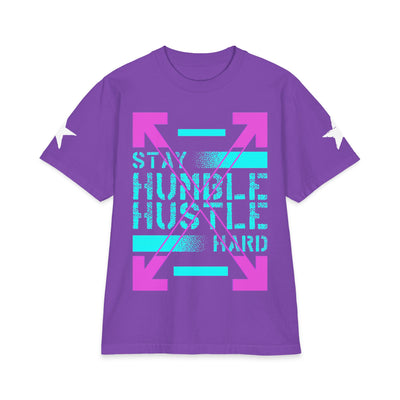 Urban Underground Collection - 'Stay Humble, Hustle Hard' double sided Rockstar Graphic T Shirt — CaliPride Clothing