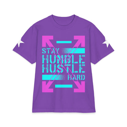 Urban Underground Collection - 'Stay Humble, Hustle Hard' double sided Rockstar Graphic T Shirt — CaliPride Clothing
