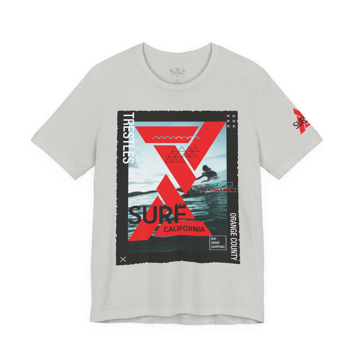 Surf & Beach Collection - Trestle Surf Beach, Graphic T-Shirt - CaliPride Clothing