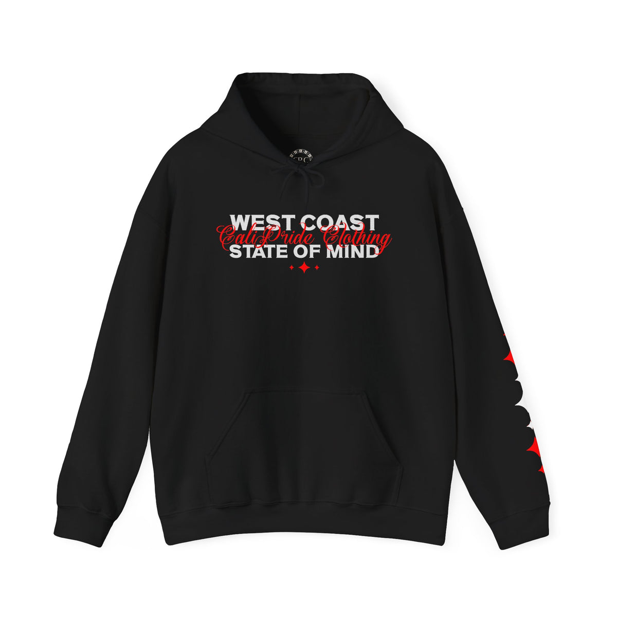 The Elite Collection - Elite Society, West Coast State of Mind, Premium Hoodie - CaliPride Clothing