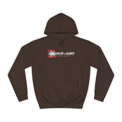 Concrete & Scars Skatewear Collection - C & S Signature Logo, Graphic Hoodie — CaliPride Clothing