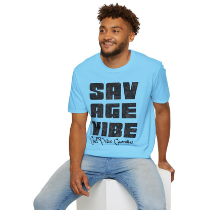 Savage Vibe Graffiti Block, Monochrome gray - CaliPride Clothing