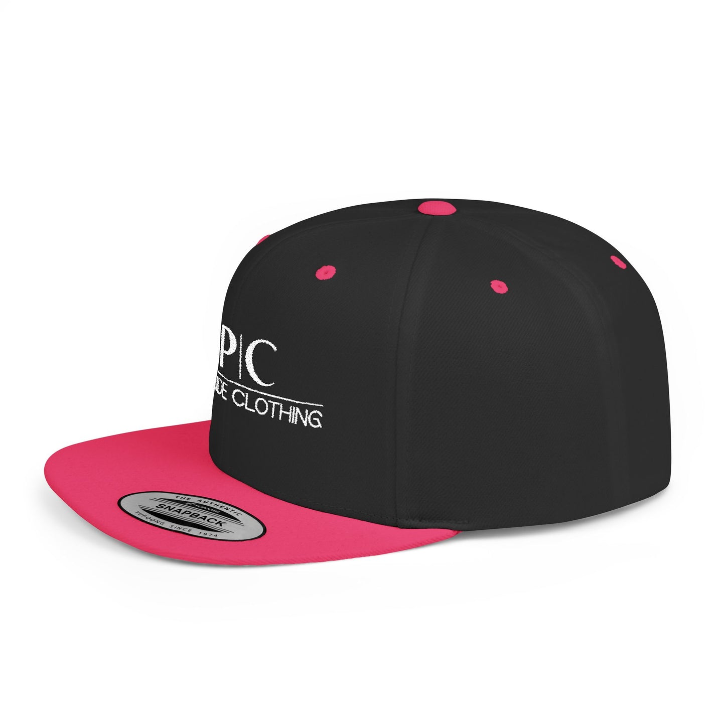 West Coast culture, Flat Bill Snapback | Embroidered Circular Badge - CP | C Elite, CaliPride Clothing