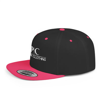 West Coast culture, Flat Bill Snapback | Embroidered Circular Badge - CP | C Elite, CaliPride Clothing