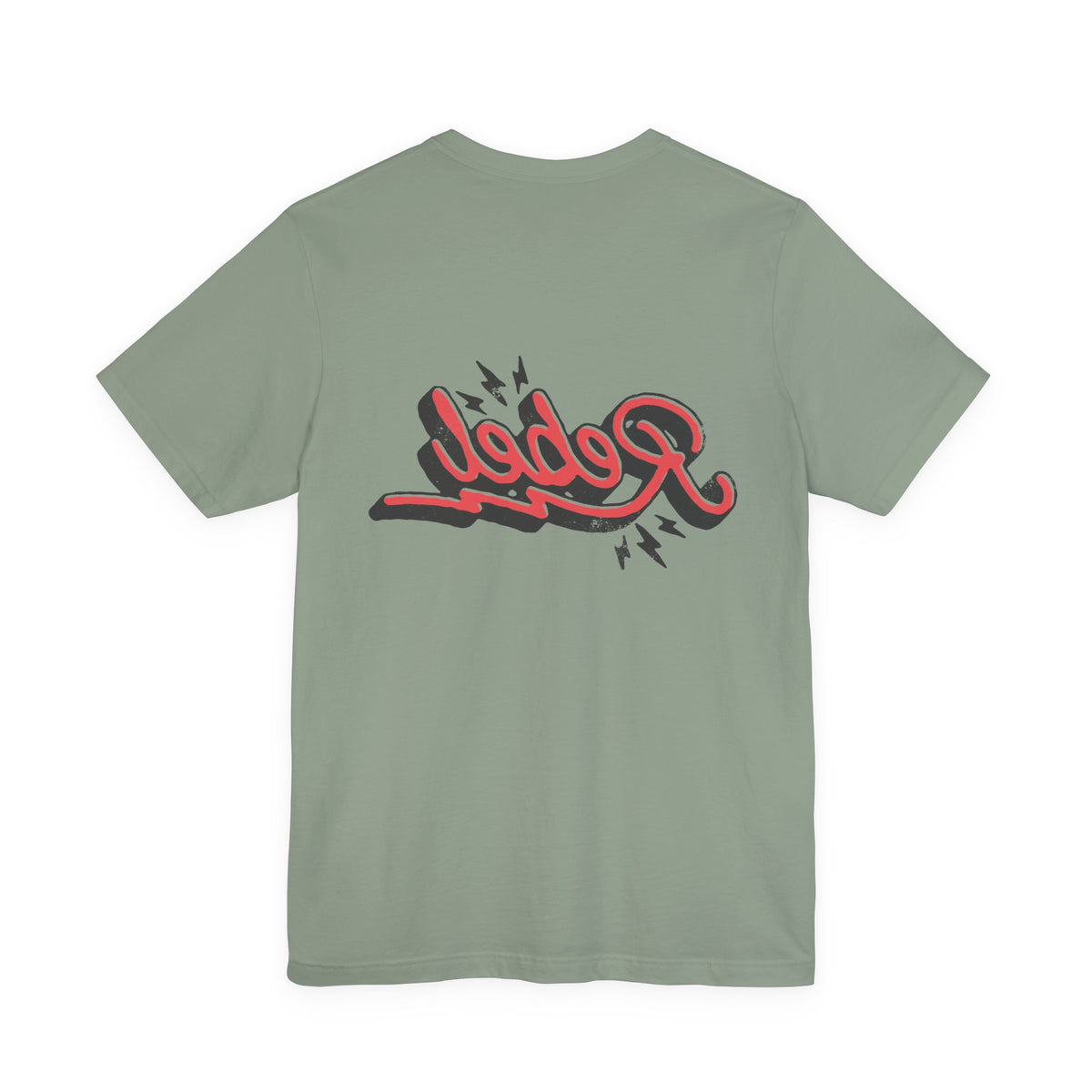 Punk Resurrected Collection - "Rebel" in Reverse, Double sided Graphic T‑Shirt - CaliPride Clothing