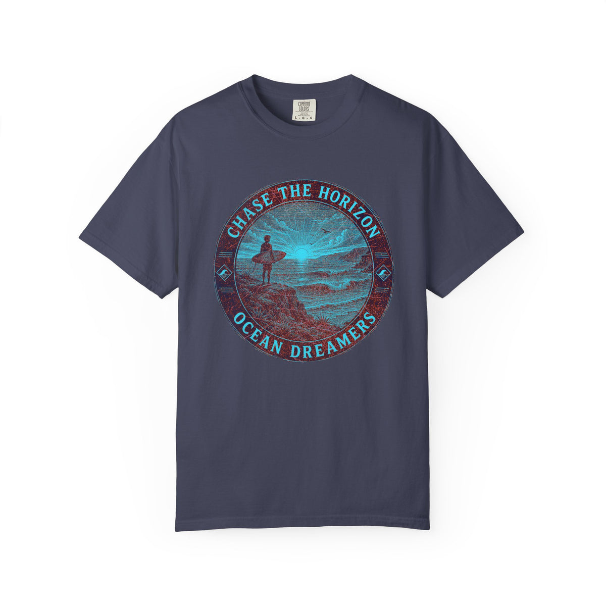 Surf & Beach Collection - Ocean Vibes Series, Chase the Horizon, T-shirt - CaliPride Clothing