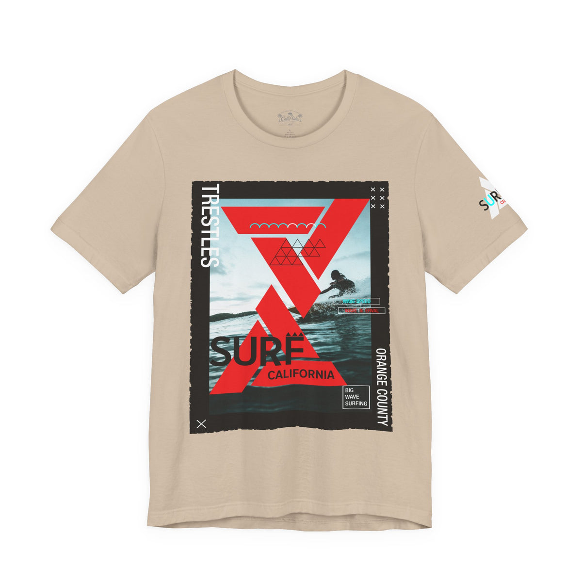 Surf & Beach Collection - Trestle Surf Beach, Graphic T-Shirt - CaliPride Clothing
