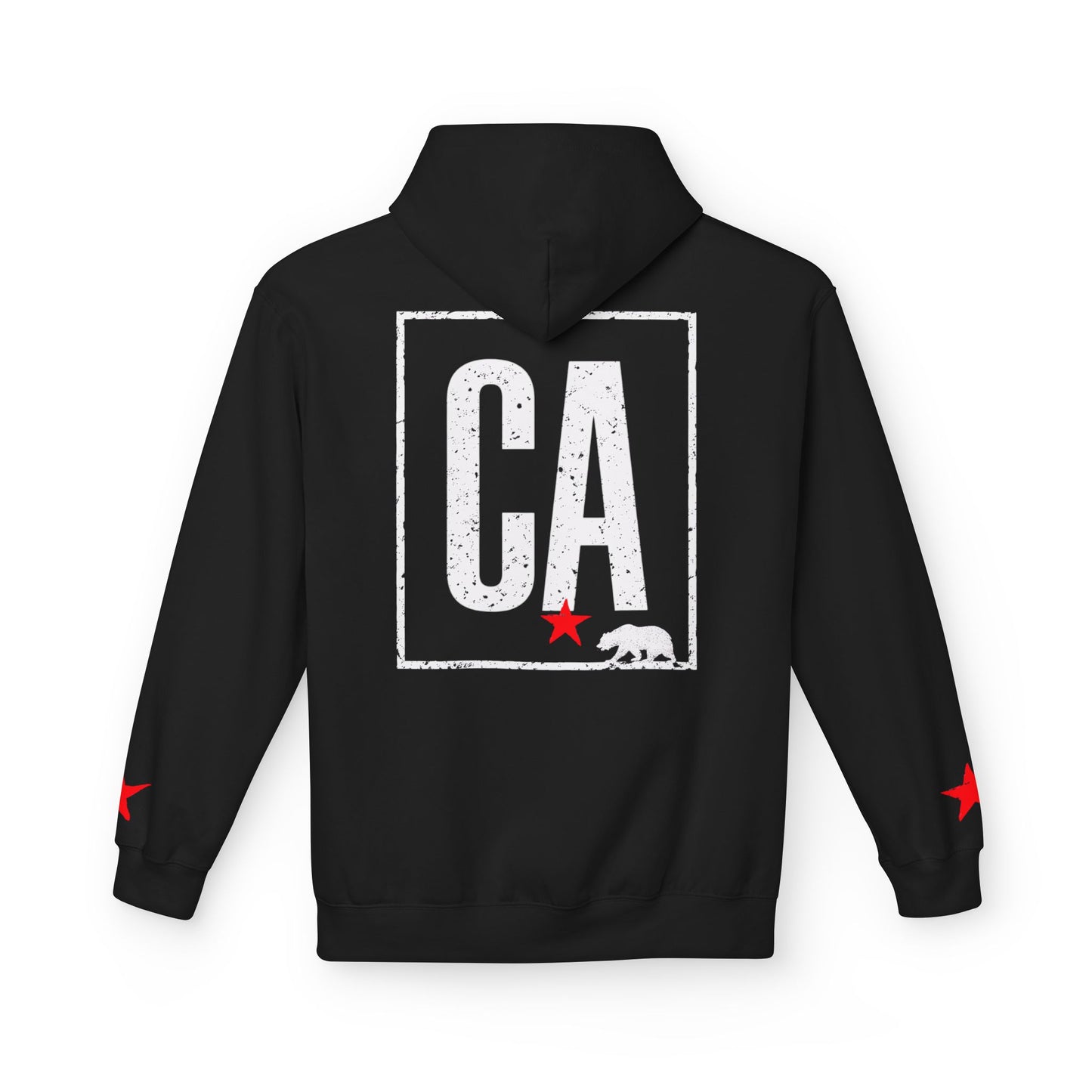CA State Bear, Hoodie | CaliPride Clothing white logo
