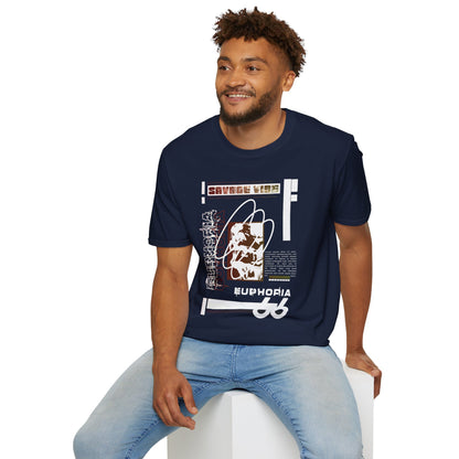 Urban Underground Collection - Savage Vibe, Euphoria 66, Graphic T Shirt - CaliPride Clothing