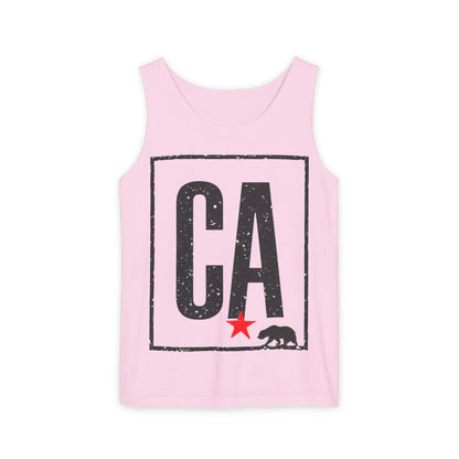 CA State Bear Tank Top | CaliPride Clothing