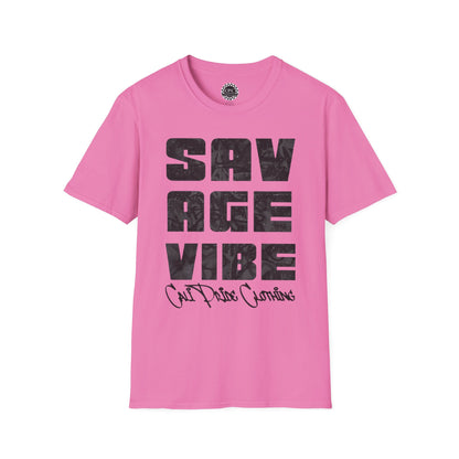 Savage Vibe Graffiti Block, Monochrome gray - CaliPride Clothing