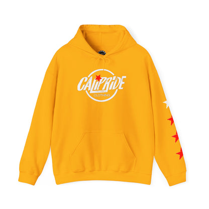 Skate & Surf Collection - Checkered Star Emblem Hoodie, multiple colors | CaliPride Clothing