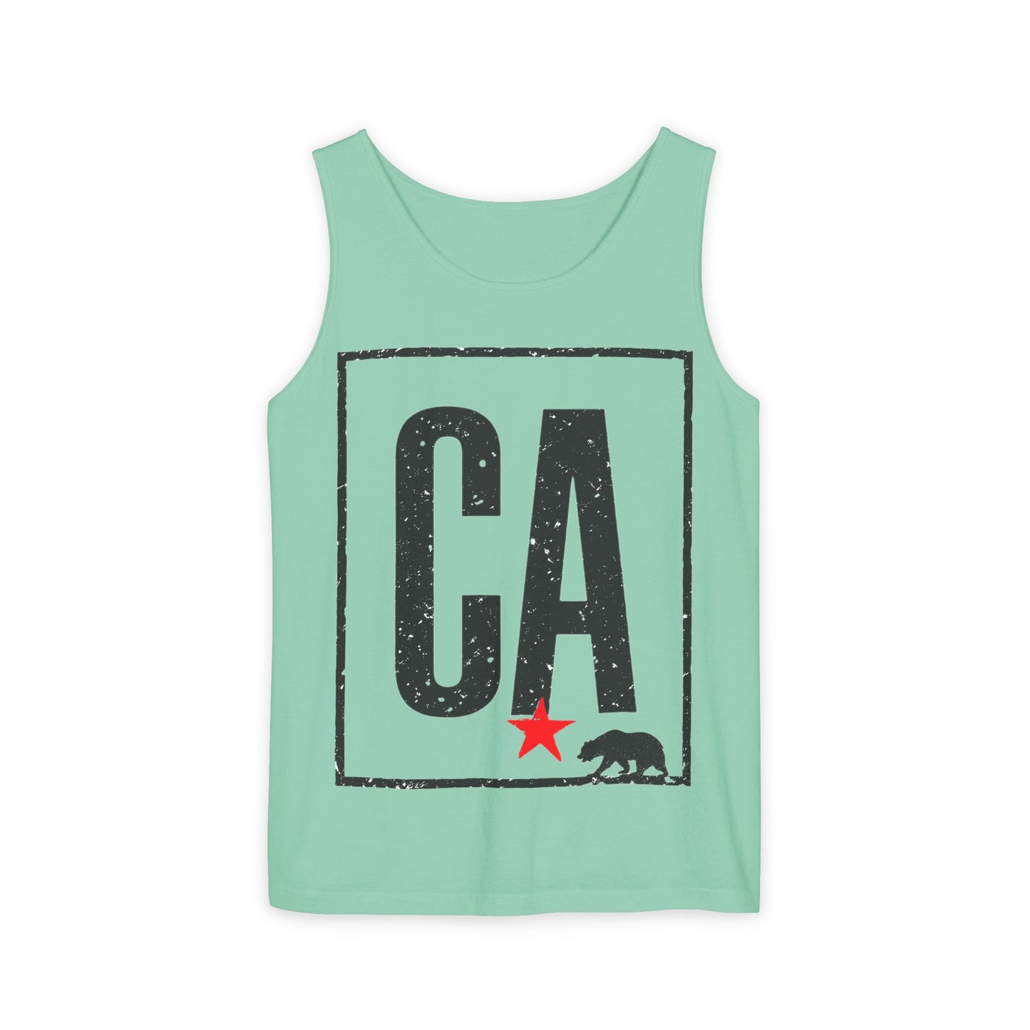 CA State Bear Tank Top | CaliPride Clothing
