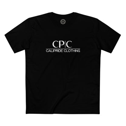 The Elite Collection - Signature Essentials, CP | C, Premium T-Shirt, white logo - CaliPride Clothing