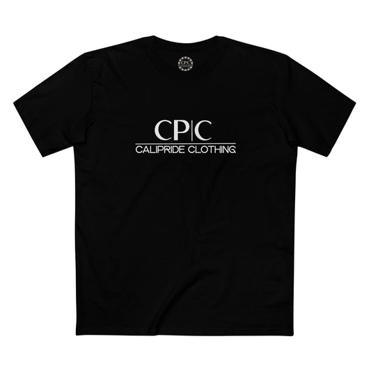 The Elite Collection - Signature Essentials, CP | C, Premium T-Shirt, white logo - CaliPride Clothing