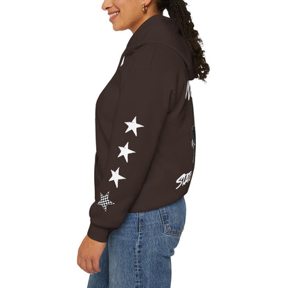 Urban Underground Collection | West Coast State of Mind - B&W Checkered OG Sugar Skull Hoodie - CaliPride Clothing