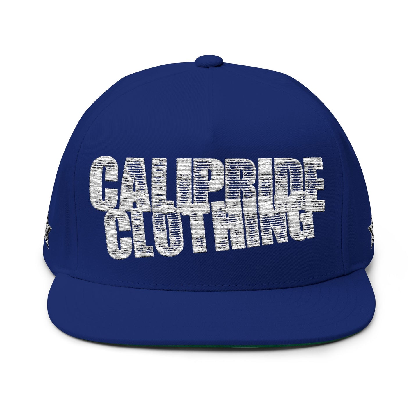 Skate & Surf Collection - CaliPride Clothing Stamp, Flat Bill Snapback, Embroidered - CaliPride Clothing