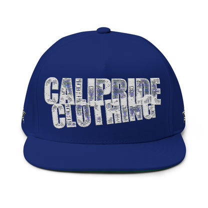 Skate & Surf Collection - CaliPride Clothing Stamp, Flat Bill Snapback, Embroidered - CaliPride Clothing