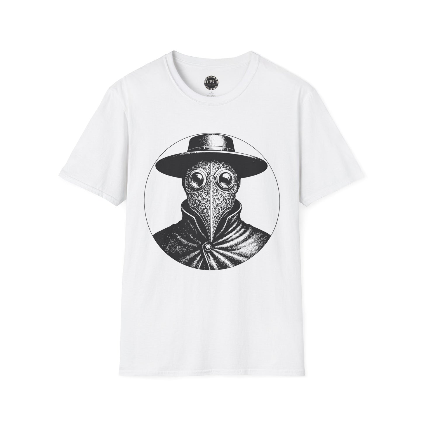 Pacific Works Collection - Vintage Plague Doctor Graphic Tee — CaliPride Clothing