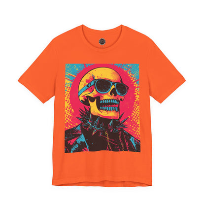 Punk Resurrected Collection - Blue Toothed Punk, Retro Graphic T - Shirt - CaliPride Clothing