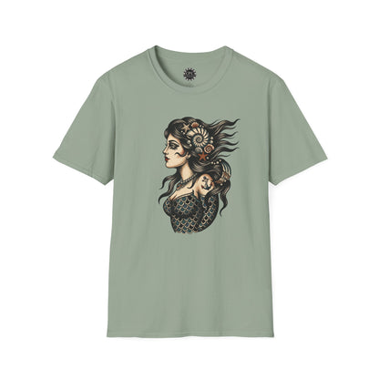Pacific Works Collection - Vintage Mermaid Graphic T-Shirt — CaliPride Clothing