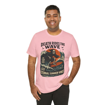 Urban Underground Collection - Death Rides the Wave Graphic T-Shirt - CaliPride Clothing