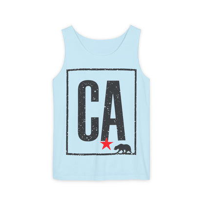 CA State Bear Tank Top | CaliPride Clothing