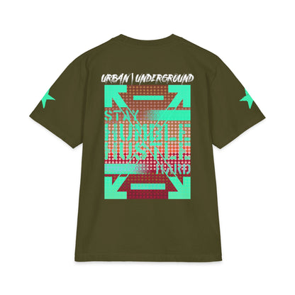 Urban Underground Collection - 'Stay Humble, Hustle Hard' double sided Rockstar Graphic T Shirt — CaliPride Clothing