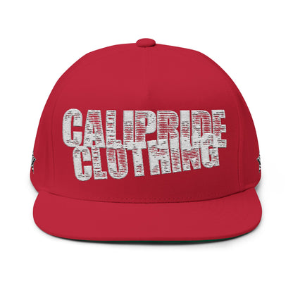 Skate & Surf Collection - CaliPride Clothing Stamp, Flat Bill Snapback, Embroidered - CaliPride Clothing