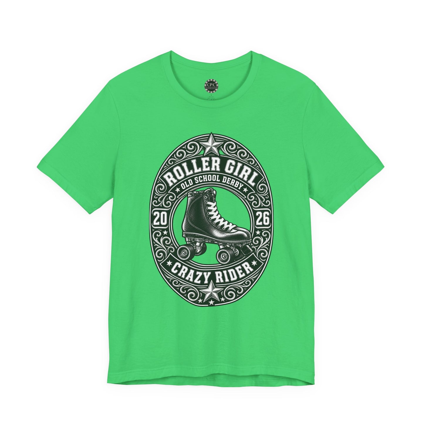 Punk Resurrected Collection - Roller Girl Crazy Rider, Graphic T-shirt | CaliPride Clothing