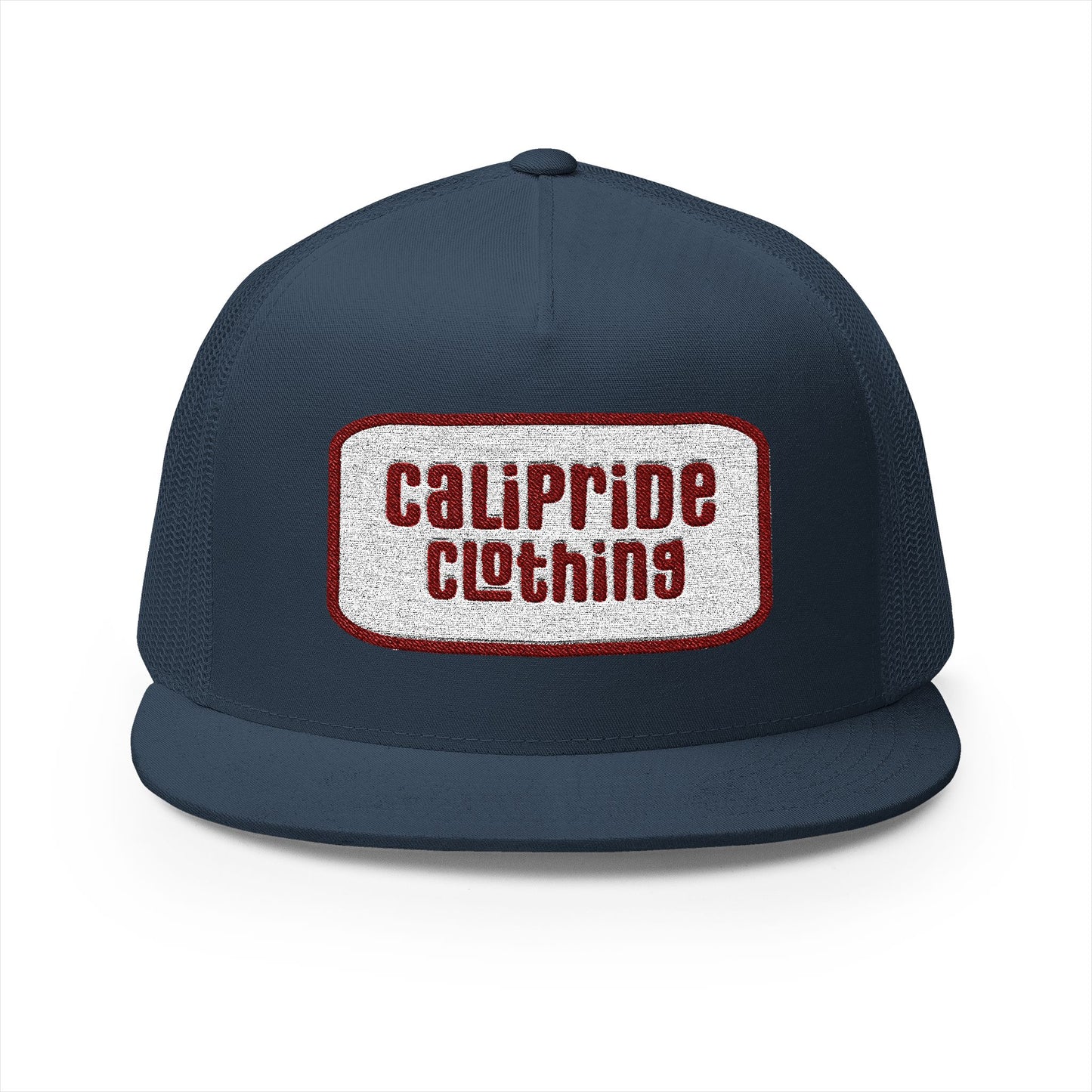 CaliPride Clothing Red Oval Logo Trucker Cap