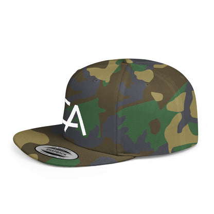 Urban Underground Collection - "CA" California, Embroidered Snapback Flat bill hat - CaliPride Clothing