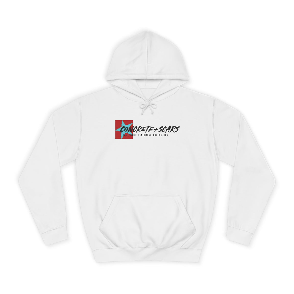Concrete & Scars Skatewear Collection - C & S Signature Logo, Graphic Hoodie — CaliPride Clothing